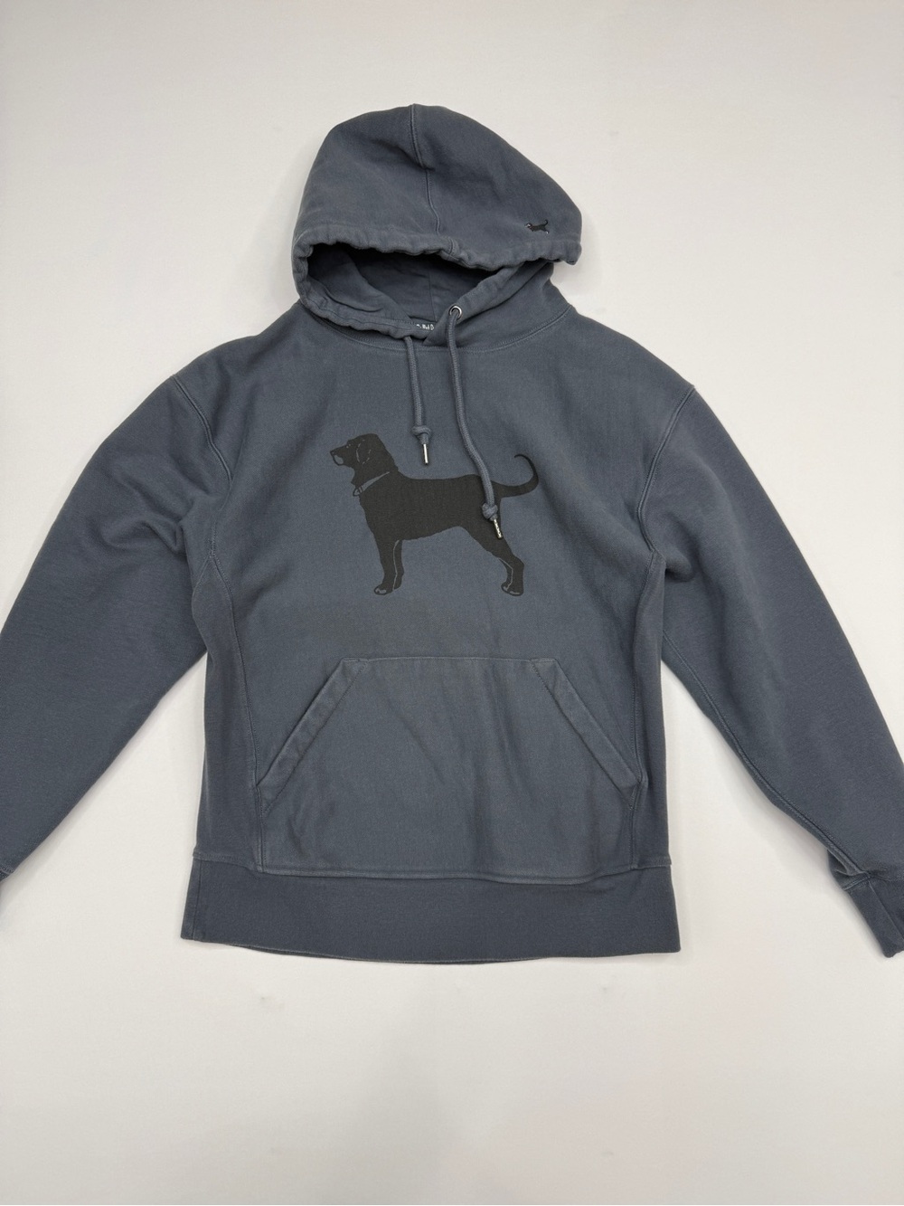The Black Dog Legacy Collection Charcoal Gray Graphic Hoodie Sweatshirt Small